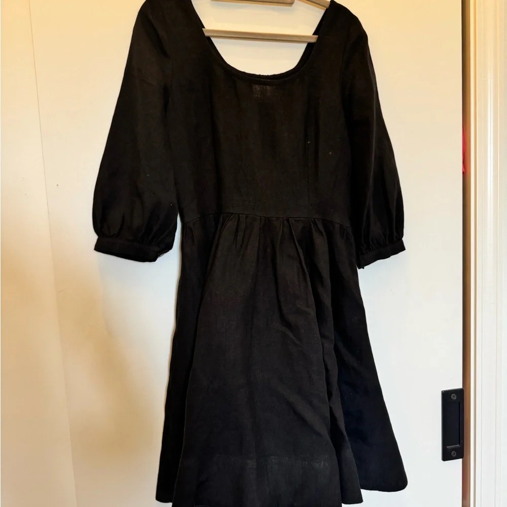 Son de Flor Carmen Mini Dress black XS - Picture 4 of 7
